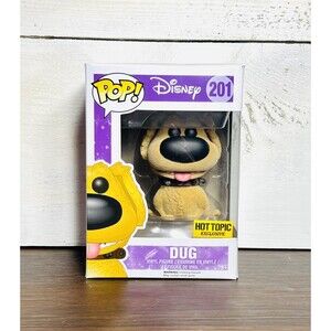 Funko Pop! Disney #201 DUG - UP (Flocked) Hot Topic Exclusive Vaulted